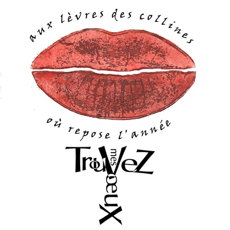 laurence de Saint Martin artiste affiche d&eacute;co peinture papier dessin po&eacute;sie encre st Voeux L&egrave;vres graffiti Antoine de Vial eau-forte couleur estampe cuivre papier