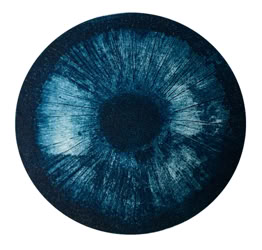 laurence de Saint Martin artiste affiche d&eacute;co peinture papier dessin po&eacute;sie encre st Voeux oeil bleu gravure eau-forte couleur estampe cuivre papier 