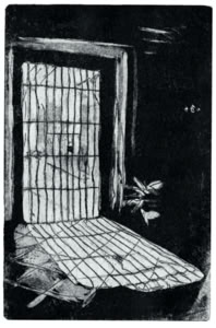laurence de Saint Martin artiste affiche d&eacute;co peinture papier dessin po&eacute;sie encre porte espagne s&eacute;ville st